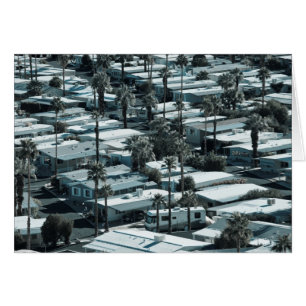 USA, California, Palm Springs. Trailer Park on