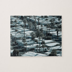 USA, California, Palm Springs. Trailer Park on Jigsaw Puzzle