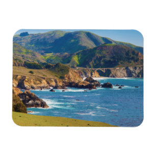 USA, California. Panorama Of Big Sur With Bixby Magnet
