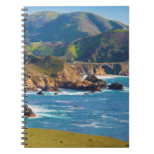 USA, California. Panorama Of Big Sur With Bixby Notebook