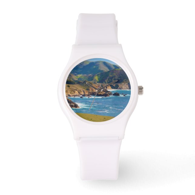 USA, California. Panorama Of Big Sur With Bixby Watch (Front)
