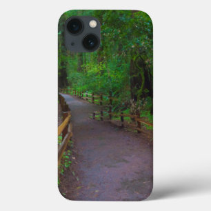 USA, California. Path Among Redwoods iPhone 13 Case
