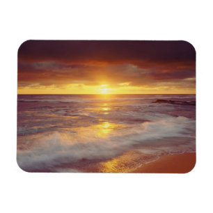 USA, California, San Diego. Sunset Cliffs beach Magnet