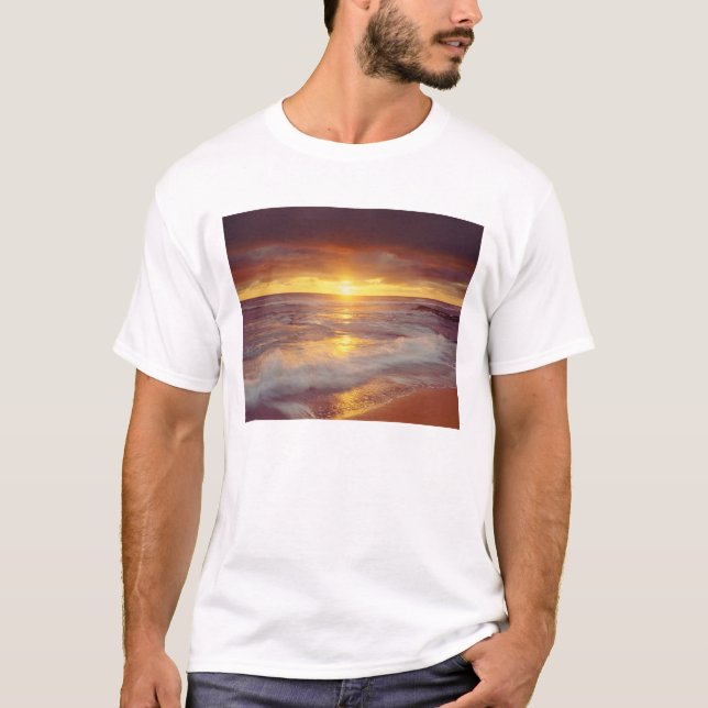 USA, California, San Diego. Sunset Cliffs beach T-Shirt (Front)