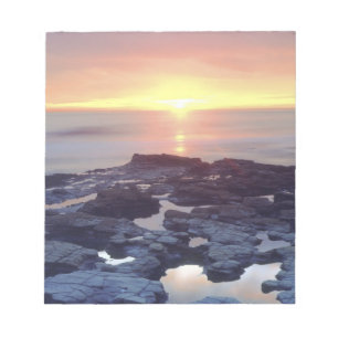 USA, California, San Diego. Sunset Cliffs tide Notepad