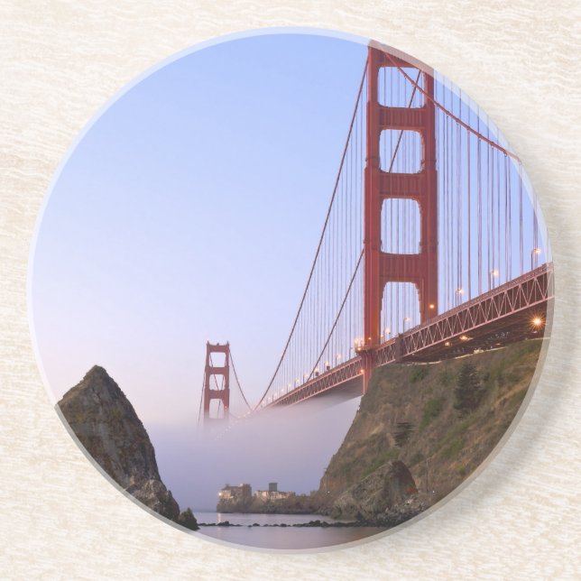 USA, California, San Francisco. Golden Gate 3 Coaster (Front)