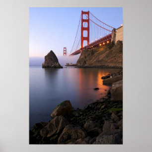 USA, California, San Francisco. Golden Gate Poster