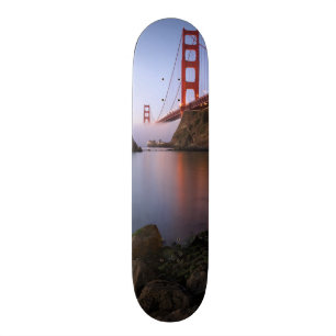 USA, California, San Francisco. Golden Gate Skateboard