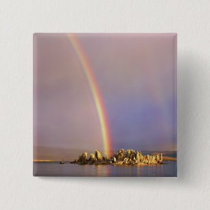USA, California, Sierra Nevada Mountains. 15 Cm Square Badge