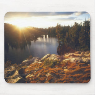 USA, California, Sierra Nevada Mountains. Sunset Mouse Pad