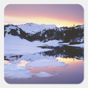 USA, California, Sierra Nevada Mountains. The Square Sticker