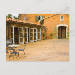USA, California, Sonoma Valley, Patio at Viansa Postcard
