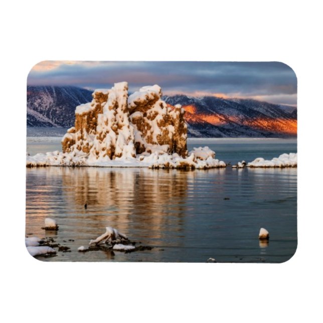 USA, California, Sunrise at Mono Lake Magnet (Horizontal)