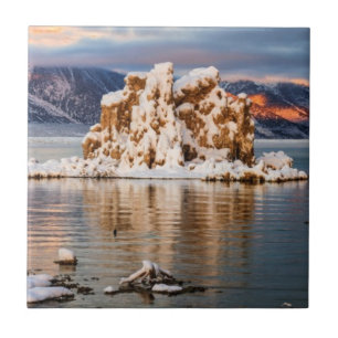 USA, California, Sunrise at Mono Lake Tile