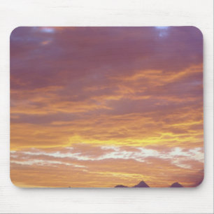 USA, California, Sunset over the Sierra Nevada Mouse Pad