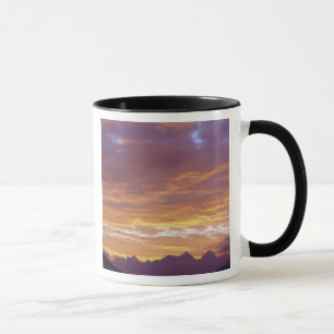 USA, California, Sunset over the Sierra Nevada Mug