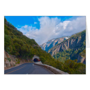 USA, California. Tunnel On The Road To Yosemite