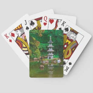 USA, California. View Of A Pond Playing Cards
