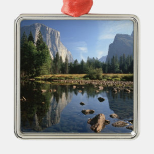USA, California, Yosemite National Park, 5 Metal Tree Decoration