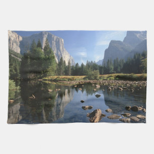 USA, California, Yosemite National Park, 5 Tea Towel