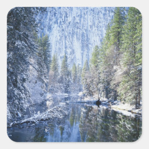 USA, California, Yosemite National Park, Square Sticker
