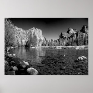 USA, California. Yosemite Valley View Poster