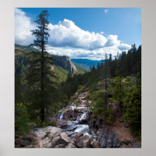 USA, California. Yosemite Valley Vista 2 Poster