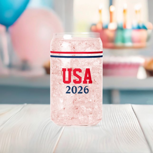 USA Can Glass (Insitu (Baby Shower))