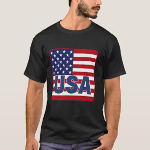 USA Casual Women Men Patriotic American Pride Summ T-Shirt