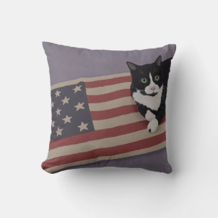 USA Cat  Cushion