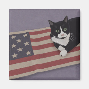 USA Cat  Magnet