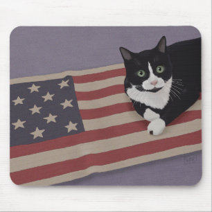 USA Cat Mouse Pad