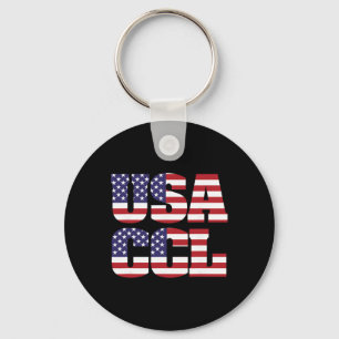 Usa Ccl Fourth Of July Party Key Ring