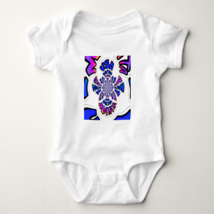 USA Celebration: Lovely Fun Text Dynamic Art Baby Bodysuit