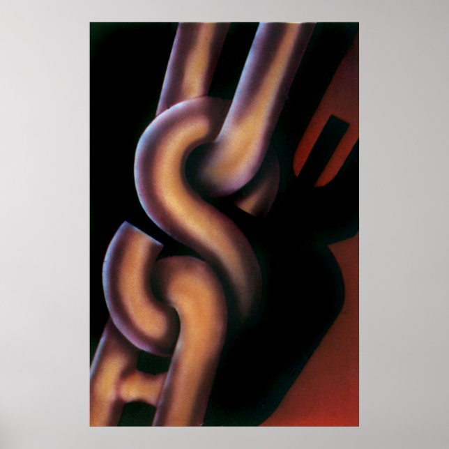 USA Chains Propaganda Poster (Front)