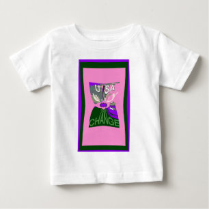 USA Change Art Print Baby T-Shirt