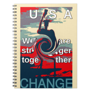 USA Change: Stronger Together Unity Design Notebook