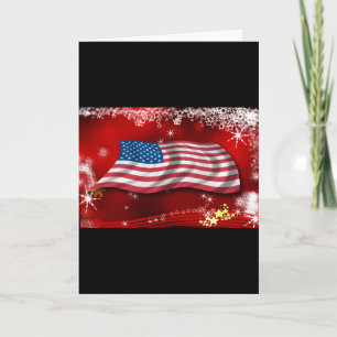 USA Christmas Holiday Card