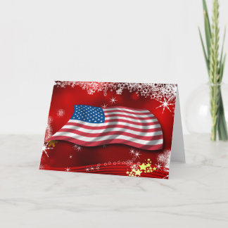 USA Christmas Holiday Card