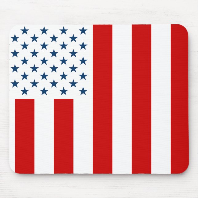 USA Civil Flag of Peacetime Mouse Pad (Front)