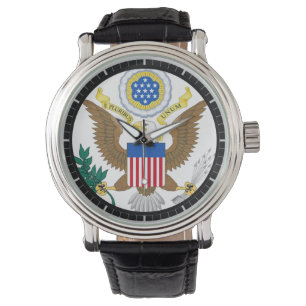 USA Coat of Arms Symbol on a Watch