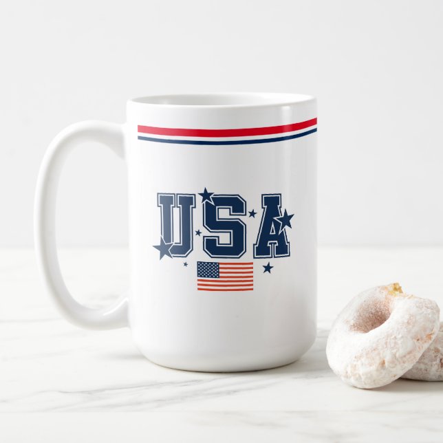 USA Coffee Mug (With Donut)