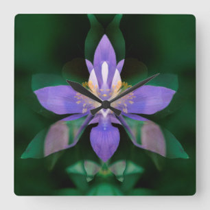 USA, Colorado, Boulder County Square Wall Clock