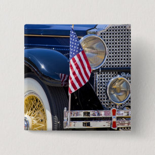 USA, Colorado, Frisco. Vintage Packard auto 15 Cm Square Badge