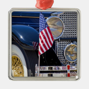 USA, Colorado, Frisco. Vintage Packard auto Metal Ornament
