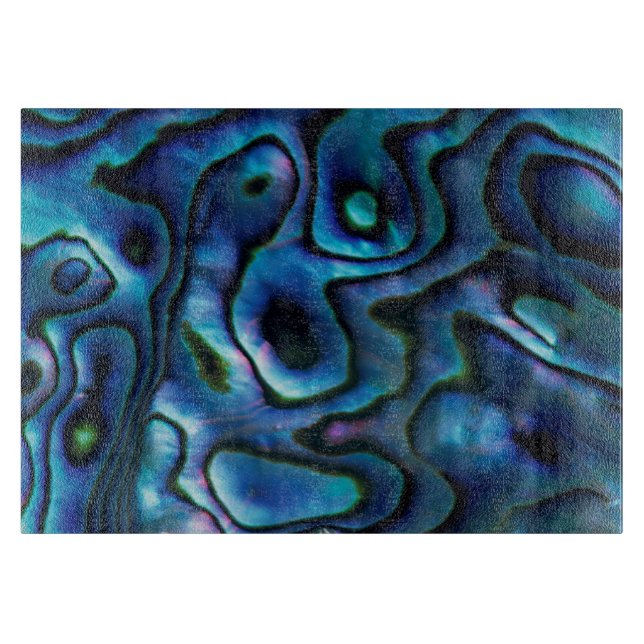 USA, Colorado, Lafayette. Abalone shell Cutting Board (Front)