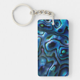 USA, Colorado, Lafayette. Abalone shell Key Ring