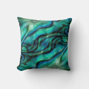 USA, Colorado, Lafayette. Abalone shell montage Cushion