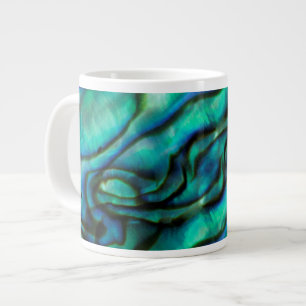 USA, Colorado, Lafayette. Abalone shell montage Large Coffee Mug