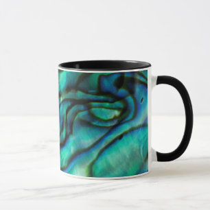USA, Colorado, Lafayette. Abalone shell montage Mug